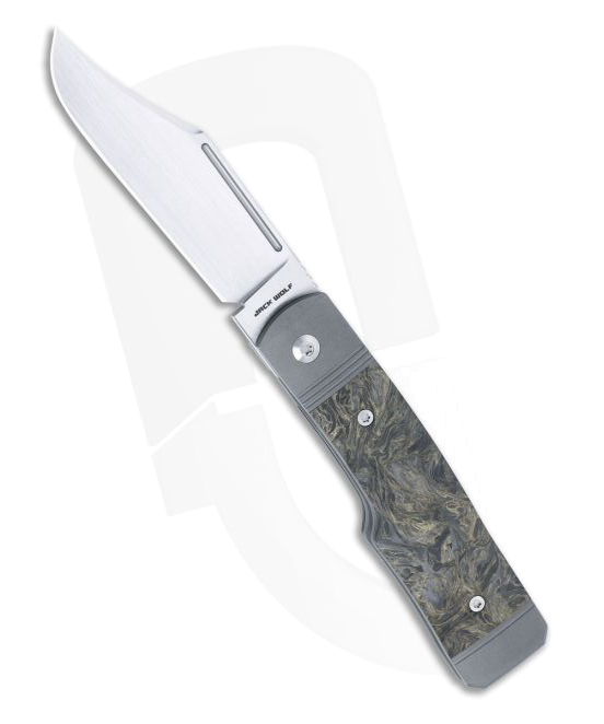 Jack Wolf Gunslinger Jack Dark Matter Gold FatCarbon Folding Knife product image