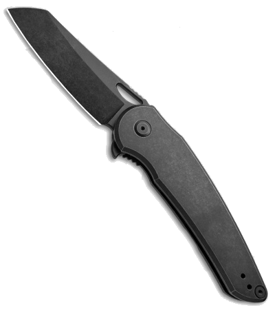 Jake Hoback Knives OSF Hero Series Green Cerakote Frame Lock Knife CPM-S35VN Black Fallout Blade product image