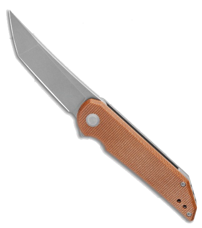 Jake Hoback Radford Frame Lock Knife Tan Micarta CPM-20CV Stonewash product image
