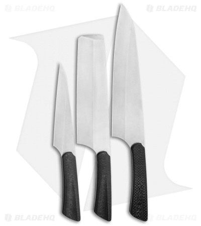 product image for Jake Hoback Tactical Kitchen Knife Set Carbon Fiber Black M390