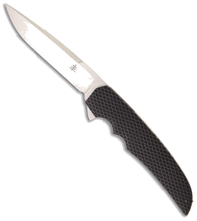 product image for Jason Clark Black C-Tek Large Drop Point Framelock Flipper Knife N690 4.5" Satin
