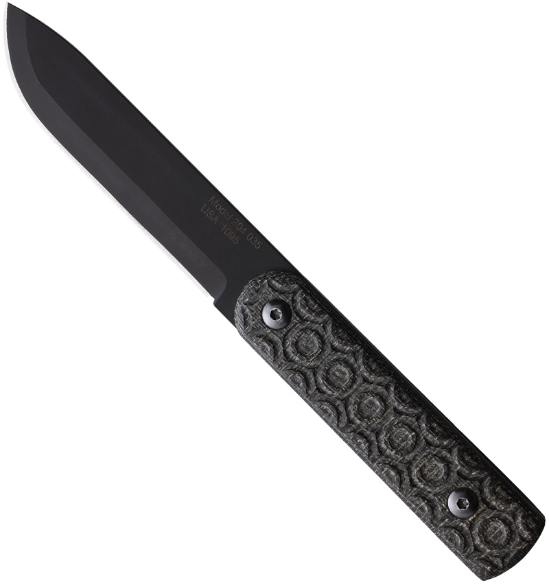product image for Jason Perry Blade Works Black Puukko Fixed Blade 4.75"