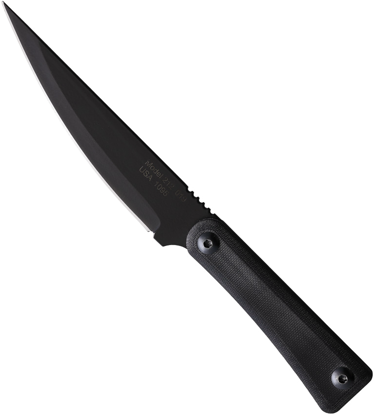 product image for Jason Perry Blade Works Black 1095HC Steel Fixed Blade Knife 4.5 Model