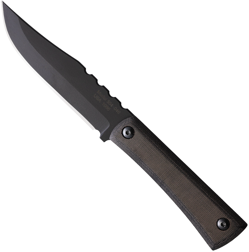 product image for Jason Perry Blade Works Black Hunter Fixed Blade 1095HC Model 5