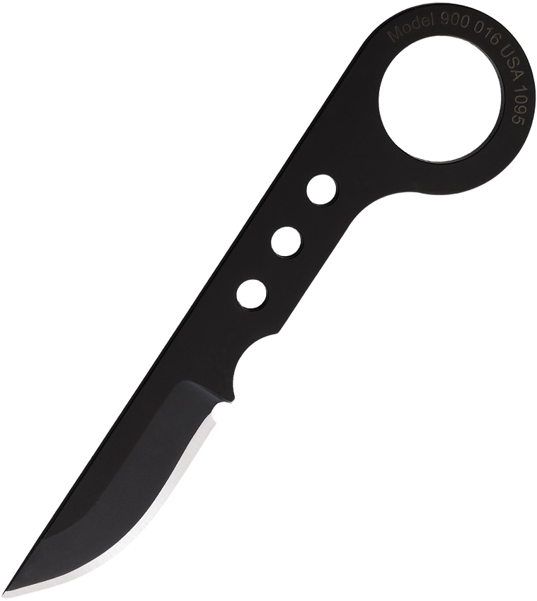 product image for Jason Perry Blade Works Black Last Ditch Knife 2.25 Model 1095HC