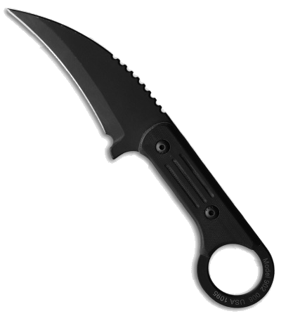 product image for Jason Perry Blade Works Black Tactical Karambit Knife G-10 Handle