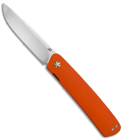 product image for JD Van Deventer Pinstripe Front Flipper Knife Lightning Strike Carbon Fiber N690 Satin