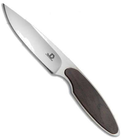product image for JD Van Deventer Ebony Wood V1 Slim Neck Knife N690 Satin Finish
