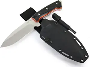 product image for JEO-TEC Black CELTIBERO Bushcraft Survival Hunting Knife MOVA Stainless Steel with Kydex Sheath