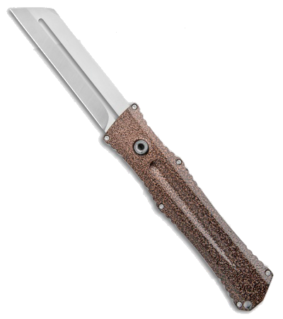 product image for John Gray Gravitron Prototype OTF Gravity Knife Poppin Copper Vein Elmax Blade