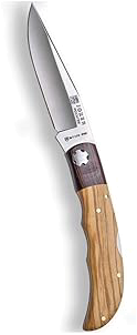 product image for Joker Pointer NO119 Olive Wood Handle Pocket Knife with Rosewood Ferrule and 3.74-Inch MOVA Blade