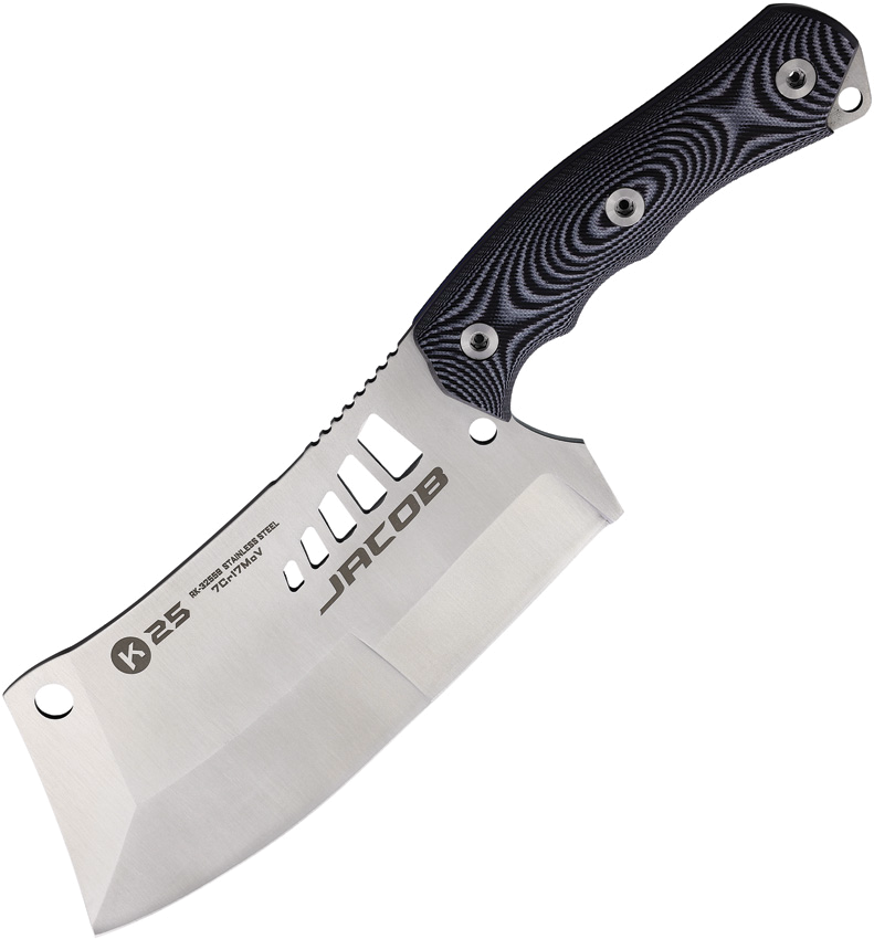 product image for K-25 Black and Gray Jacob Tactical Machete 7.25"