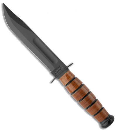 product image for KA-BAR USMC Short Black 1095 High Carbon Steel Blade