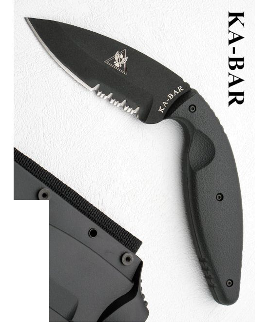 product image for Kabar Large TDI Law Enforcement Partially Serrated Knife