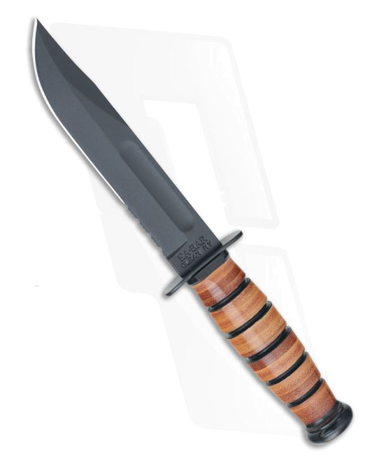 Kabar USMC 1252 Black Serrated Knife product image