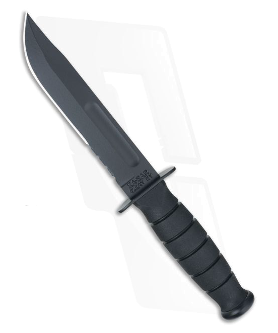 Kabar 1259 Black Short Serrated Knife product image