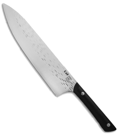 product image for KAI PRO Black 10" Chef's Kitchen Knife AUS-6M Steel HT7078