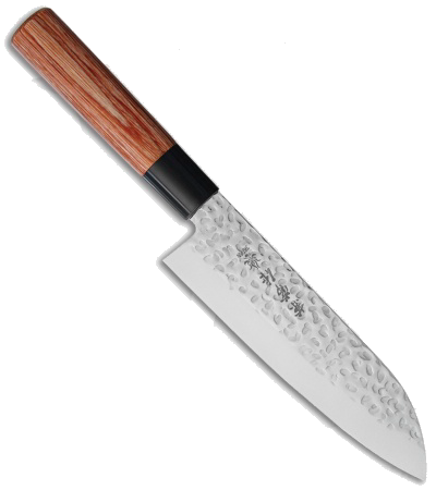 product image for Kanetsune Santoku Kitchen Knife Wood Handle DSR-1K6 Steel