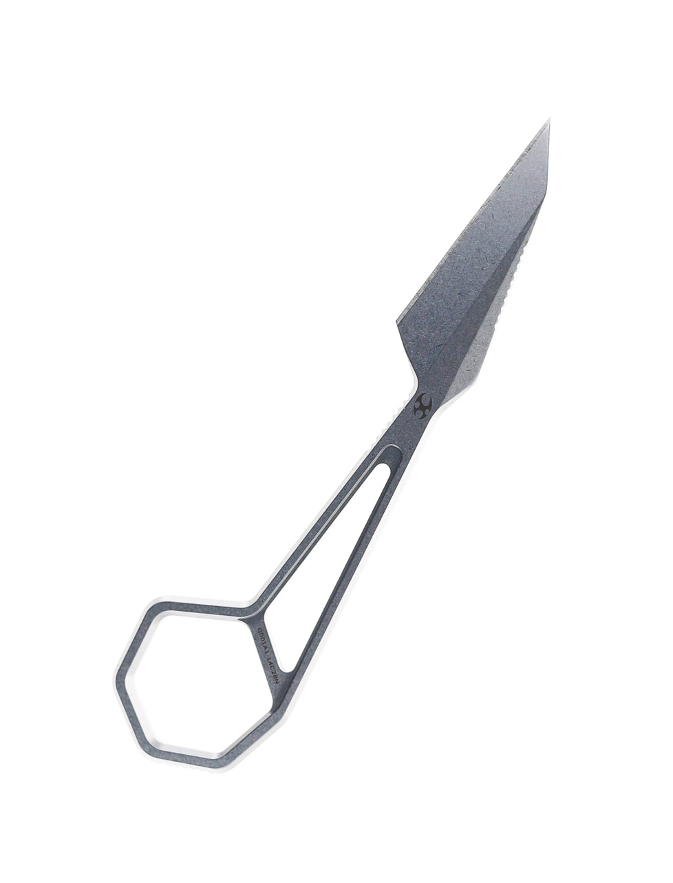 Kansept HEX Black Stonewash 14C28N Fixed Blade Knife G0001A1