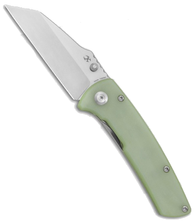 product image for Kansept Main Street Liner Lock Knife Natural Jade G10 Stonewash