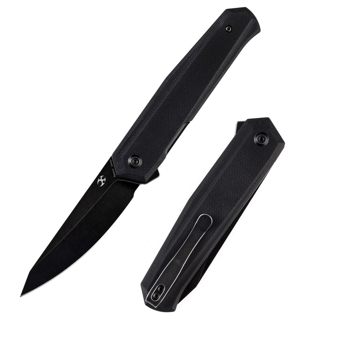 product image for KANSEPT Integra T-1042A2 Black G10 Handle Folding Knife