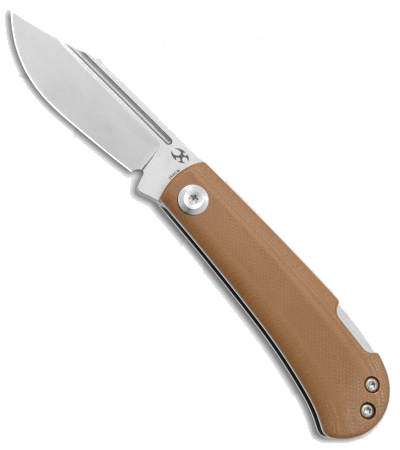 product image for Kansept Wedge Lockback Knife Brown G10 Stonewash