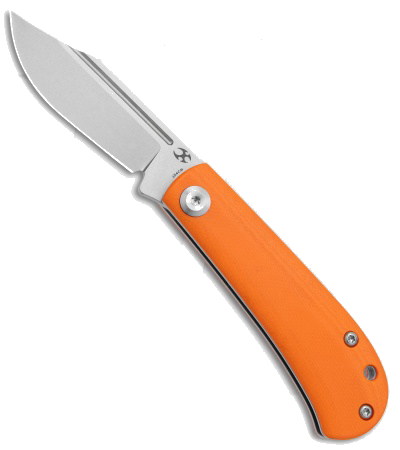 product image for Kansept Bevy Slip Joint Knife Orange G10 Stonewash