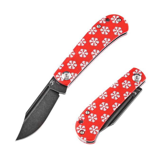 product image for KANSEPT Bevy T-2026SC Red G10 Slip Joint Knife