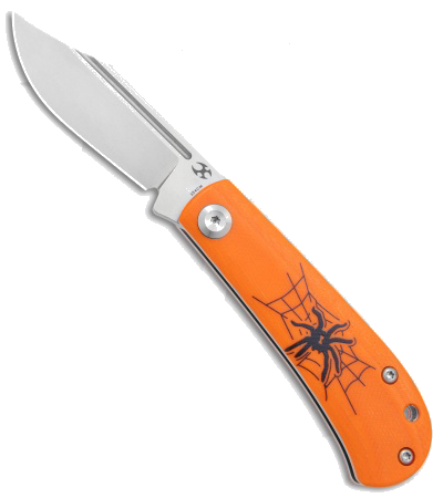 product image for Kansept Bevy Slip Joint Knife Orange G10 Handle Stonewash Blade