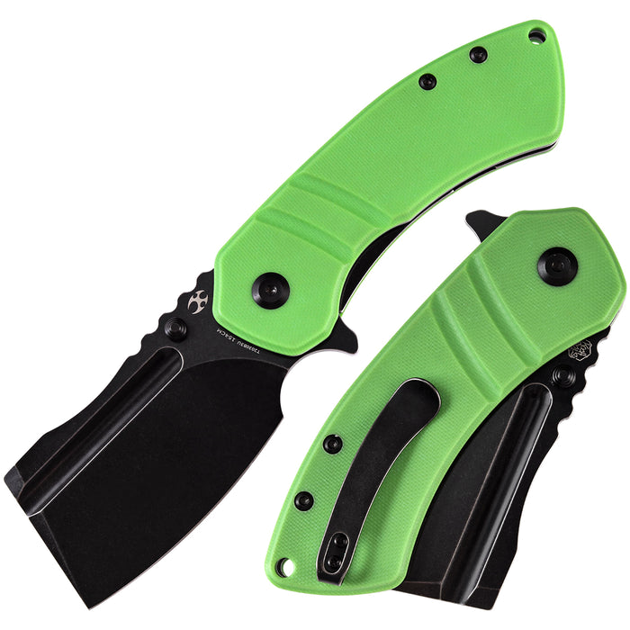 product image for KANSEPT M+ Korvid Green G10 Handle 154CM Blade T-2030B-3U