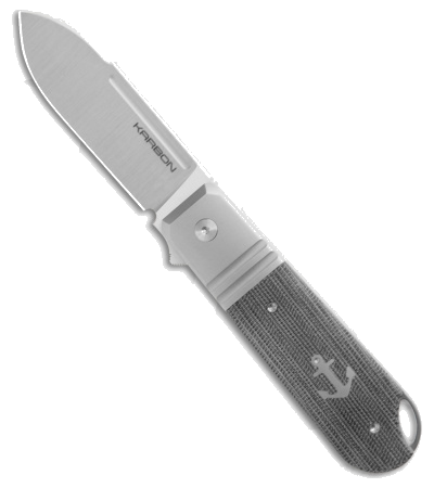 product image for Karbon Knives Ahoy Titanium Black Micarta M390