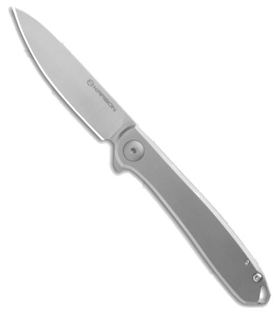 product image for Karbon Tidbit Frame Lock Knife Gray Steel