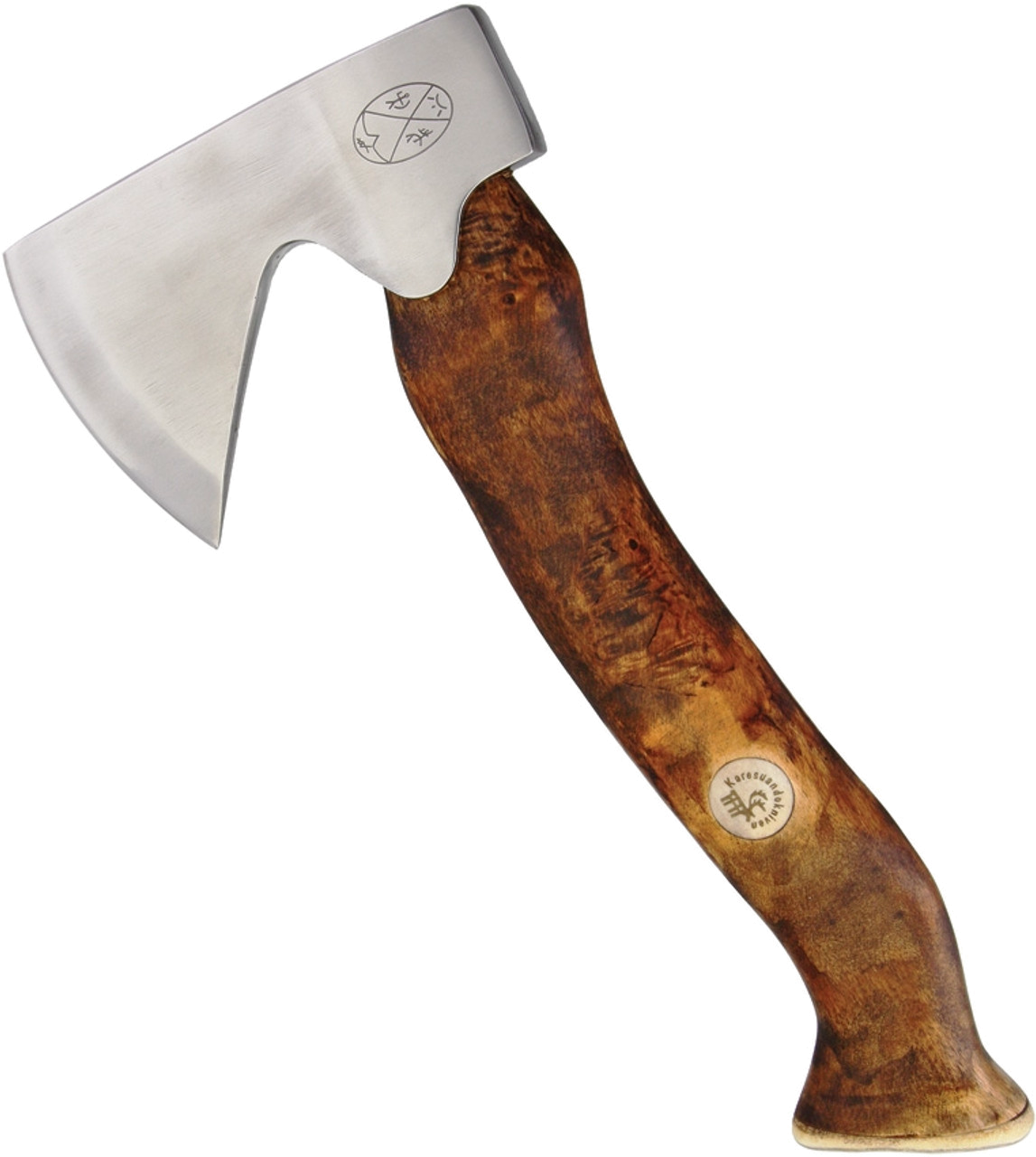 product image for Karesuando-Kniven Stoera AKSU Hunting Axe Brown Stainless Steel KAR 4014