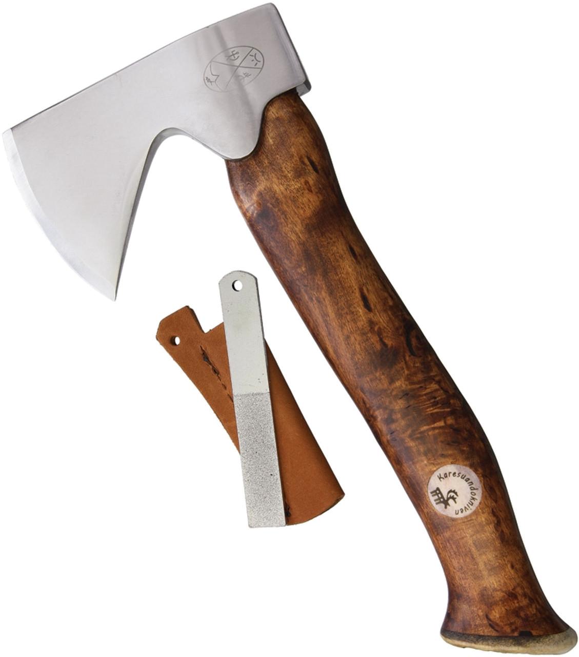 Karesuando-Kniven Vuogas AKSU Hunting Axe Brown Sandvik KAR 4042 product image