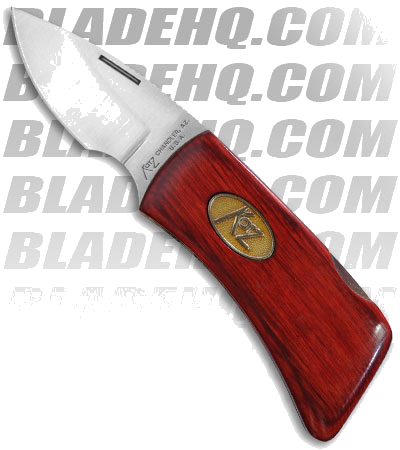 product image for Katz Bobcat XT70 Cherrywood Money Clip Folding Knife MC-CW