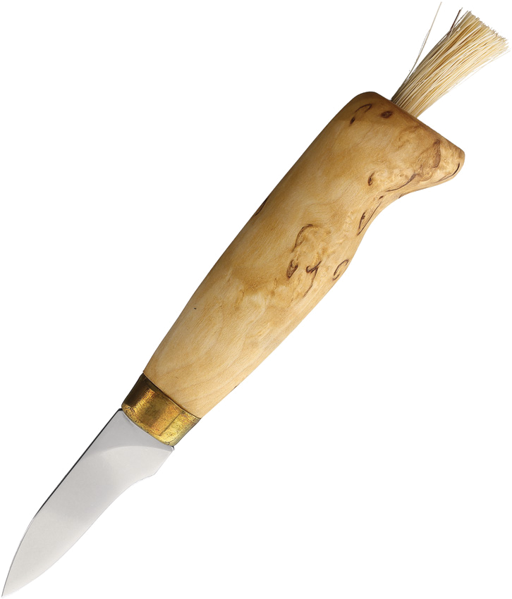 product image for Kellam Tundra Mushroom Knife 2.25" Curly Birch Handle