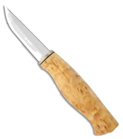 Kellam Falcon Puukko Curly Birch Fixed Blade Knife product image