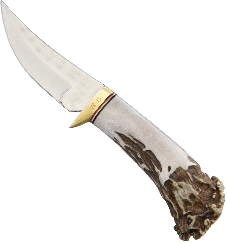 product image for Ken Richardson Knives Small Hunter 3 Brown Elk Antler Handle
