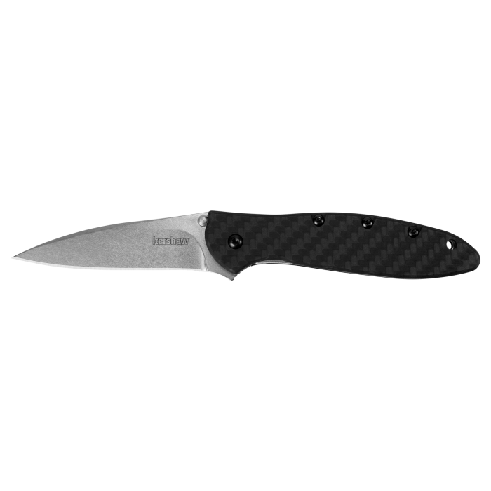 Kershaw Carbon Fiber Leek Assisted Open 1660 CPM 154 Blk SW