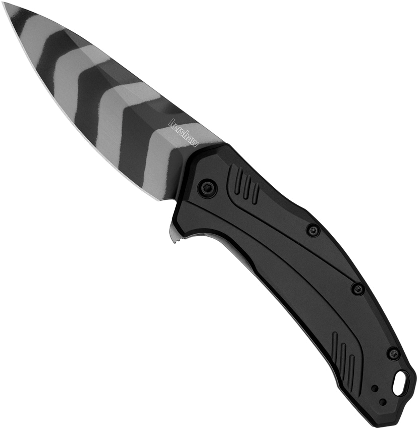 Kershaw Link Black Aluminum Handle Assisted Opening 3.25" CPM-20CV Blade