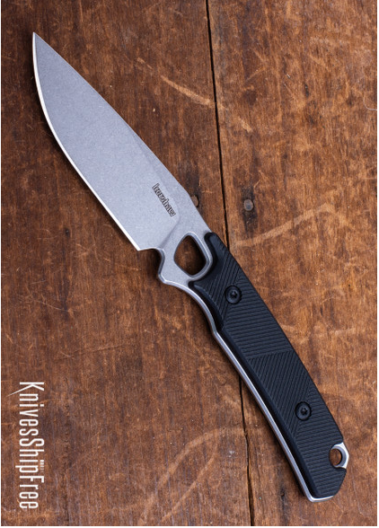 Kershaw Knives Steppe Black Polypropylene Stonewashed D 2 Tool Steel 2048 product image