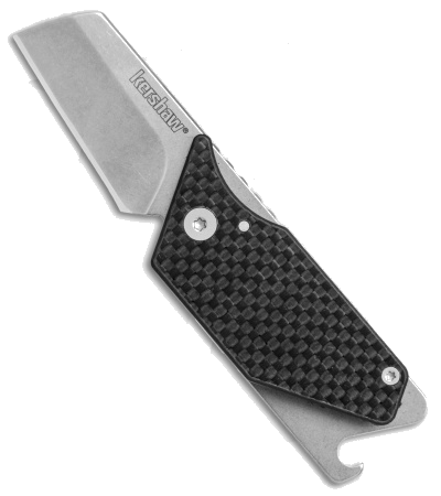 Kershaw Pub Sinkevich Carbon Fiber Friction Lock Knife 4036 CF Stonewash