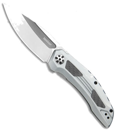 product image for Kershaw Norad Black Folding Pocket Knife D2 Steel Blade with Carbon Fiber Accents