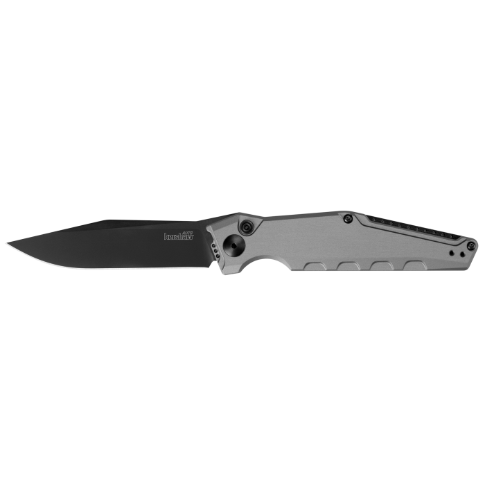 Kershaw Launch 7 Grey Aluminum 3.75" CPM 154 Automatic Knife 7900GRYBLK