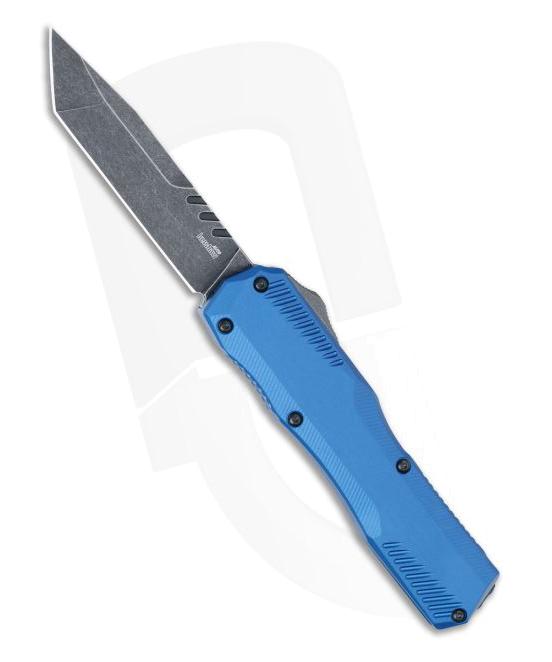 Kershaw Livewire OTF Magnacut Tanto Blue 9000 TBLUBW