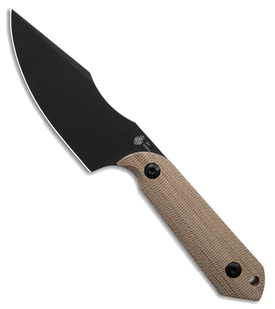 Kizer Maverick Customs Harpoon Fixed Blade Knife Black CPM 10V Steel