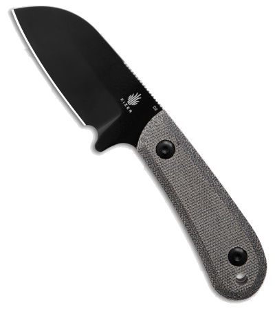 product image for Kizer Tyler Barnes Deckhand Fixed Blade Knife Black Micarta G 10 2 9 Black