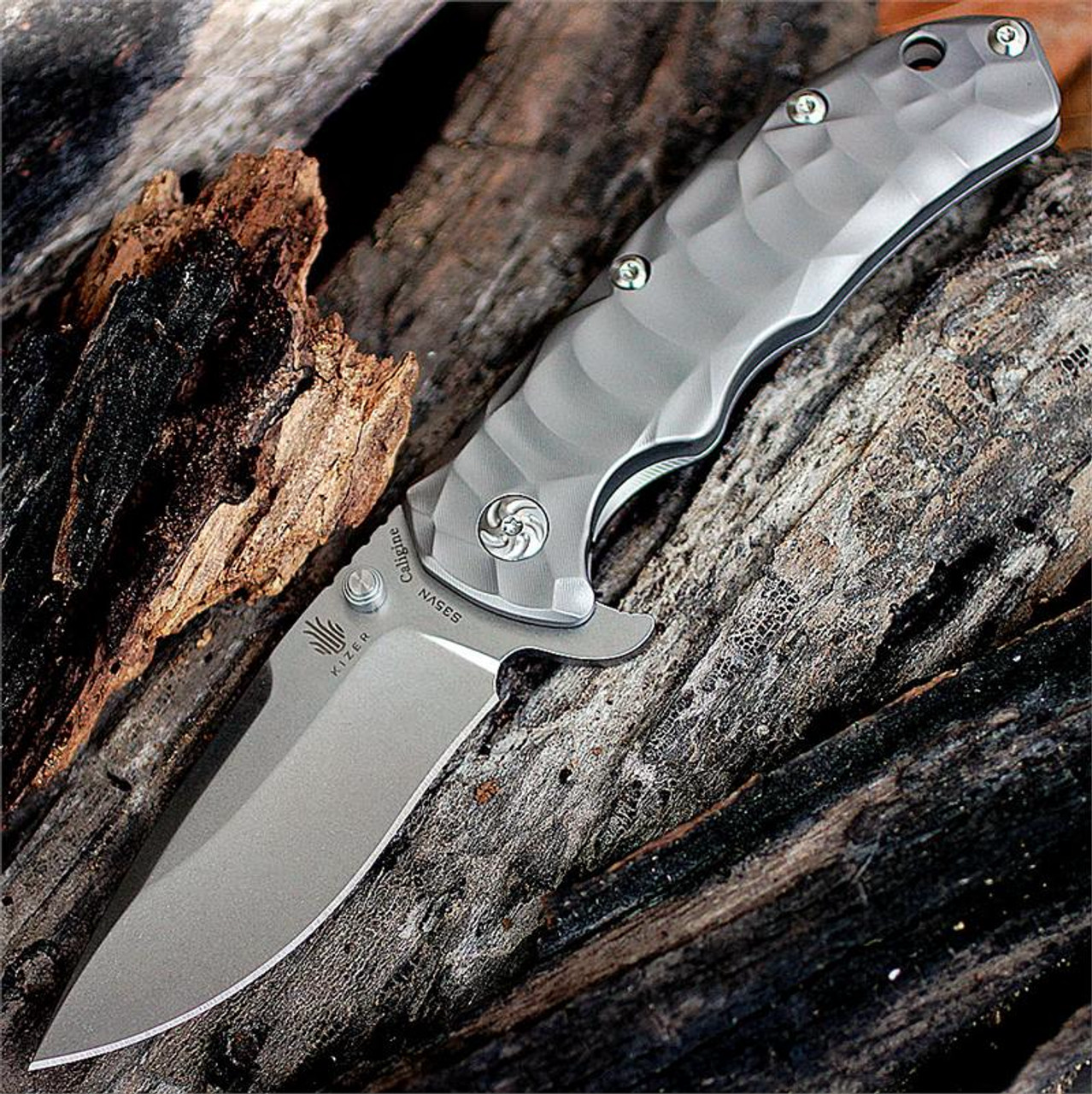 Kizer Caligine KI 401 D Silver Titanium CPM S 35 VN product image