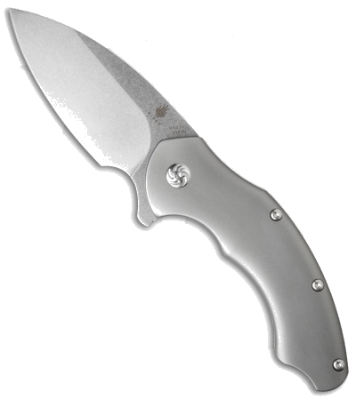 Kizer Roach Titanium Gray CPM-S35VN Ki4477 Flipper Knife