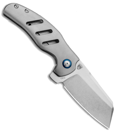 Kizer Sheepdog C01C Left Handed Titanium Stonewash Ki4488L1 Knife